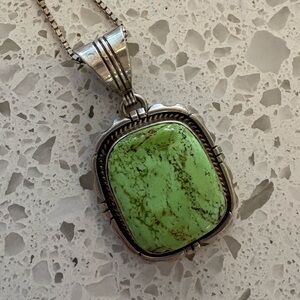 Sterling Silver and  Turquoise Necklace